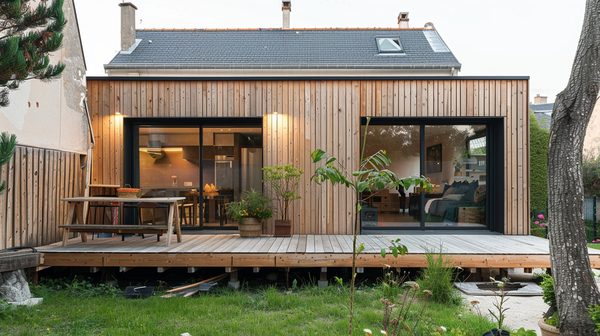 Extension en bois en kit : transformez votre maison