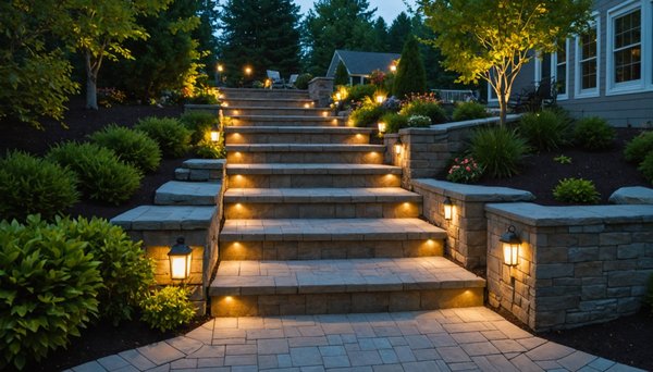 Escaliers et éclairages extérieurs : illuminez vos espaces !